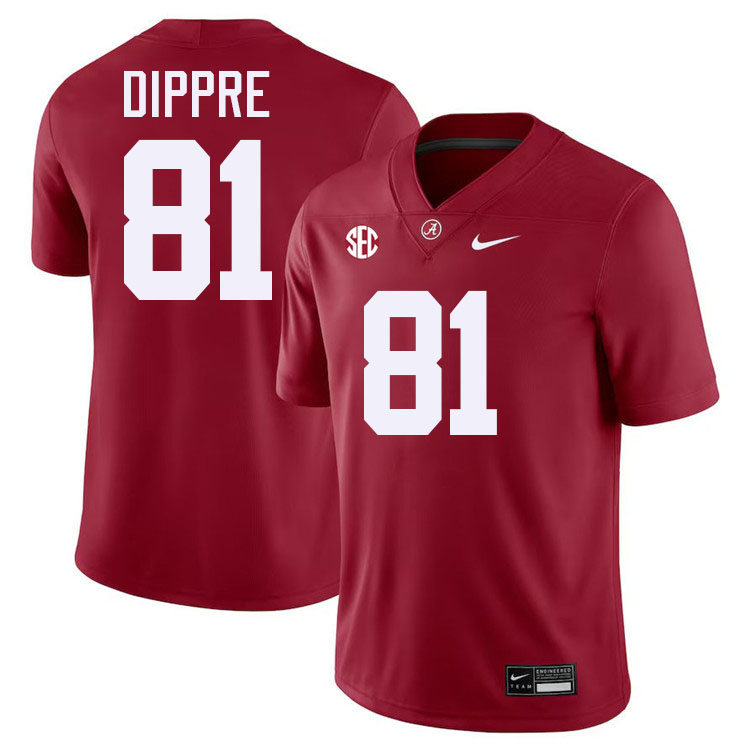 CJ Dippre Alabama Jersey,University Of Alabama Crimson Tide Football Jersey,Uniforms-Crimson